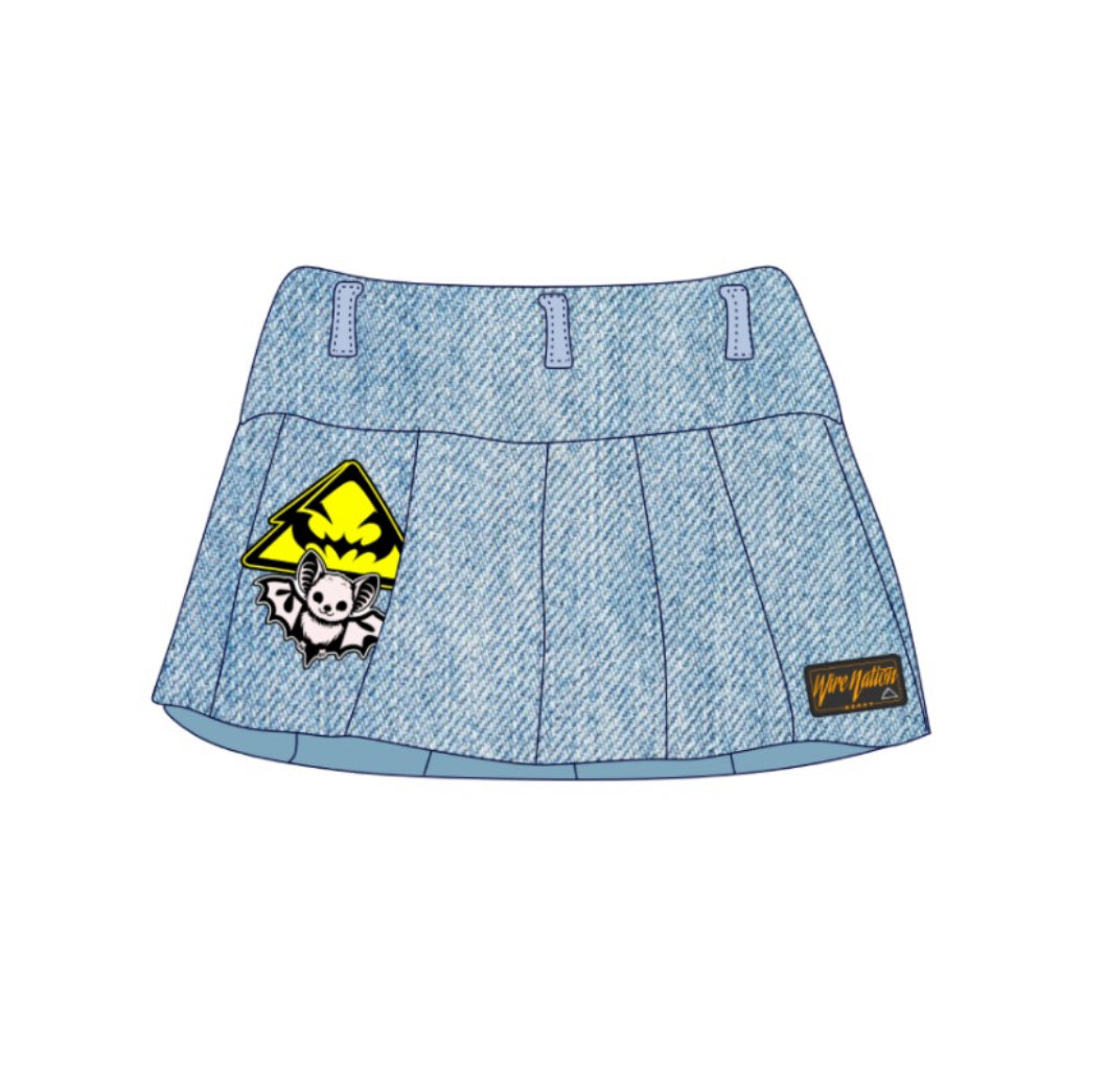 WN Denim Mini Skirt – Blue
