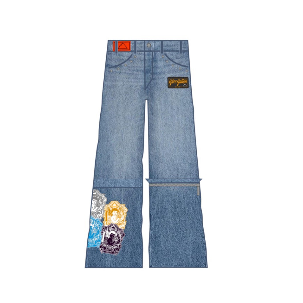 WN St.Cronos 2-Way Denim – Blue
