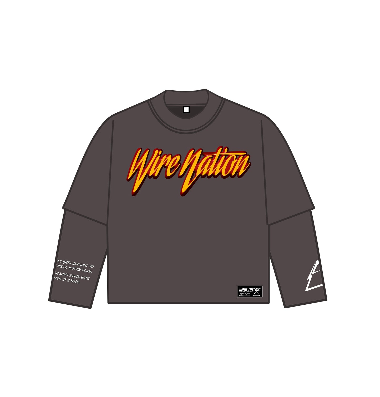WN Stitches Sweatshirts – Grey