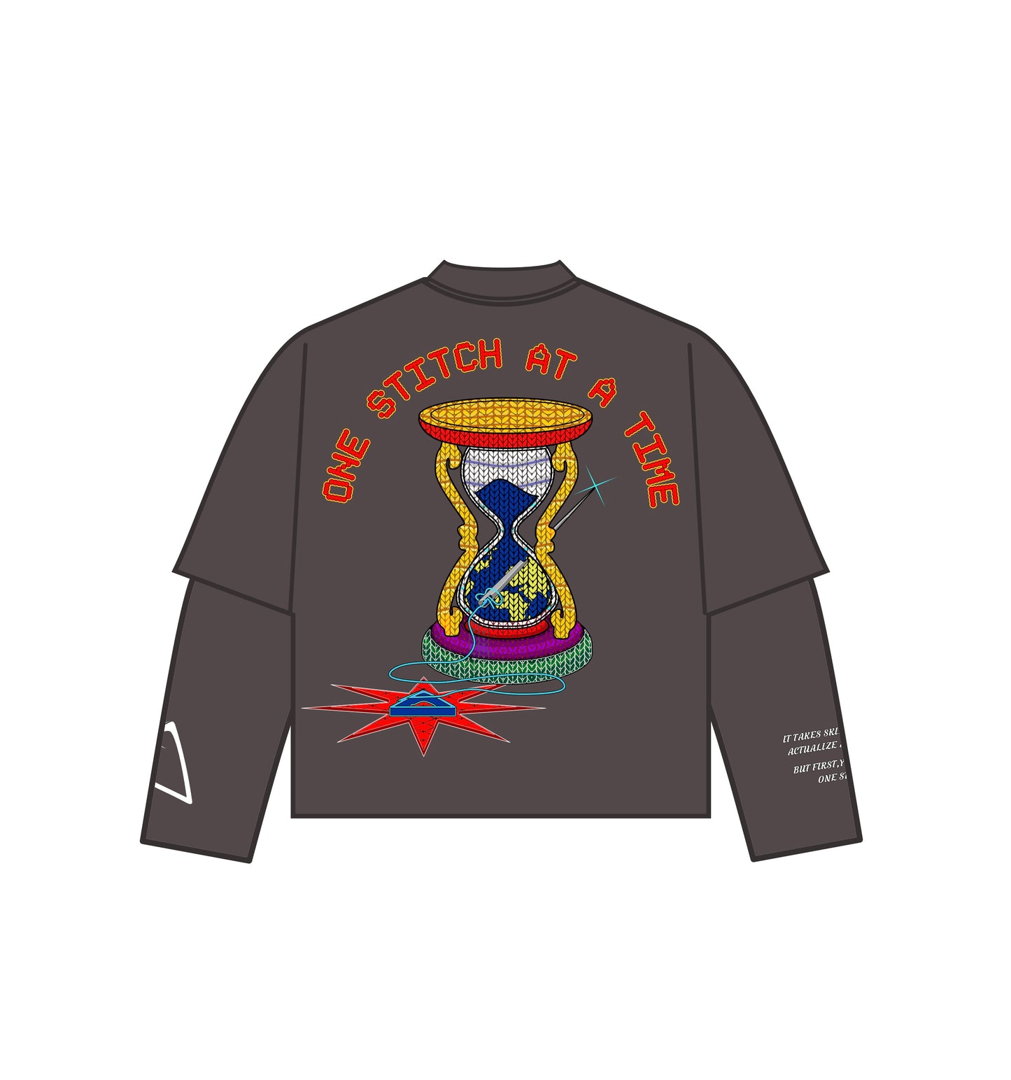 WN Stitches Sweatshirts – Grey