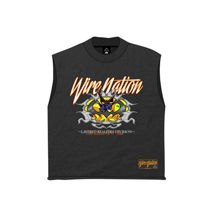 WN “BATSY” Cropped Tanks - Grey