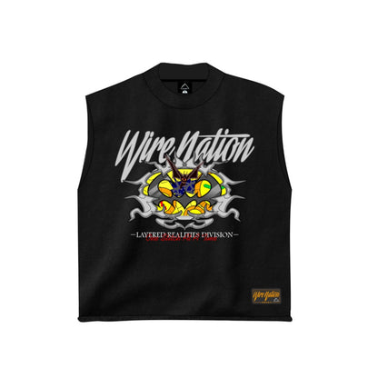 WN “BATSY” Cropped Tanks - Black