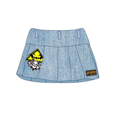 WN Denim Mini Skirt – Blue